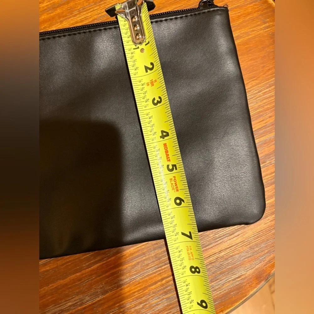 Victoria's Secret Black Cosmetic Bag Sleek Design